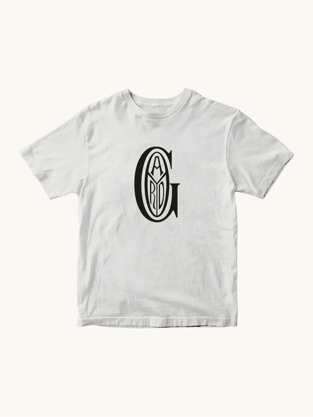 White Short Sleeve Goyar Casual Mens Tee Monogram Desinger Style Summer Vacation